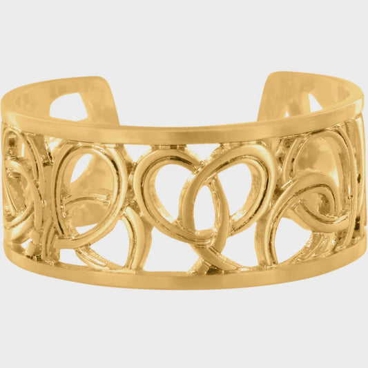 Christo Vienna Gold Narrow Ring