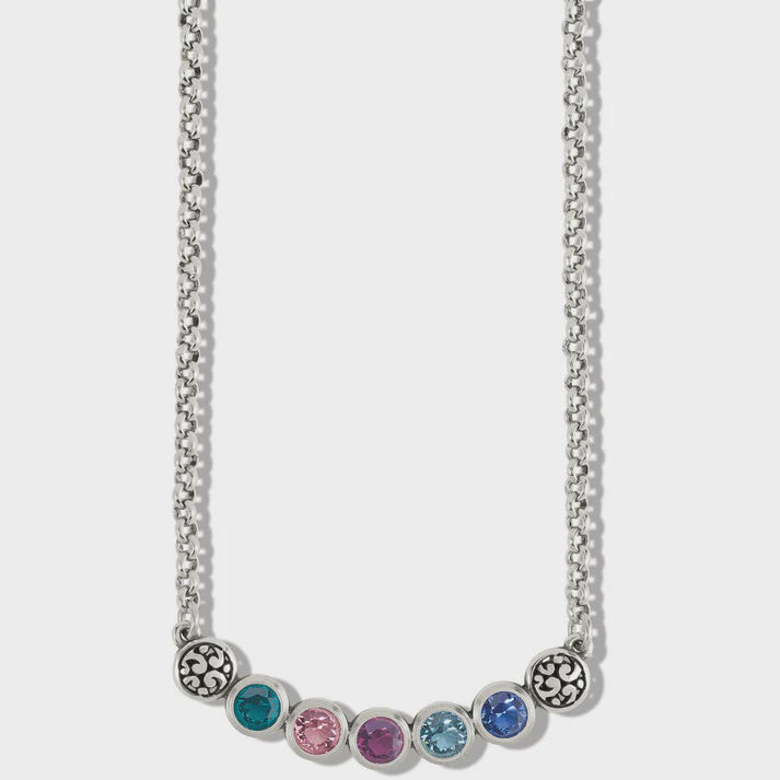 Elora Gems Dots Curve Necklace