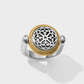 Ferrara 2 Tone Reversible Ring - Size 6