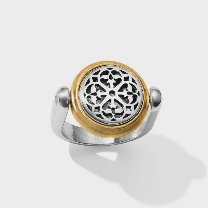 Ferrara 2 Tone Reversible Ring - Size 6