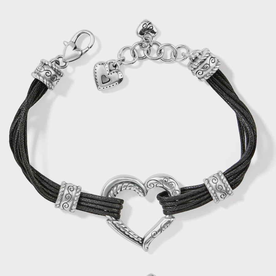 Heritage Heart Bracelet - Black