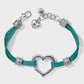 Heritage Heart Bracelet - Green