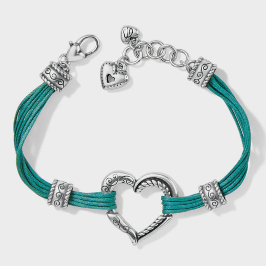Heritage Heart Bracelet - Green