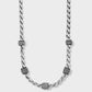 Meridian Necklace Black & Silver