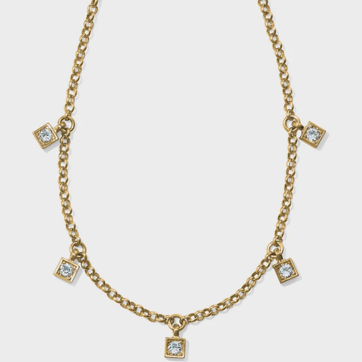 Meridian Zenith Station Necklace Gold