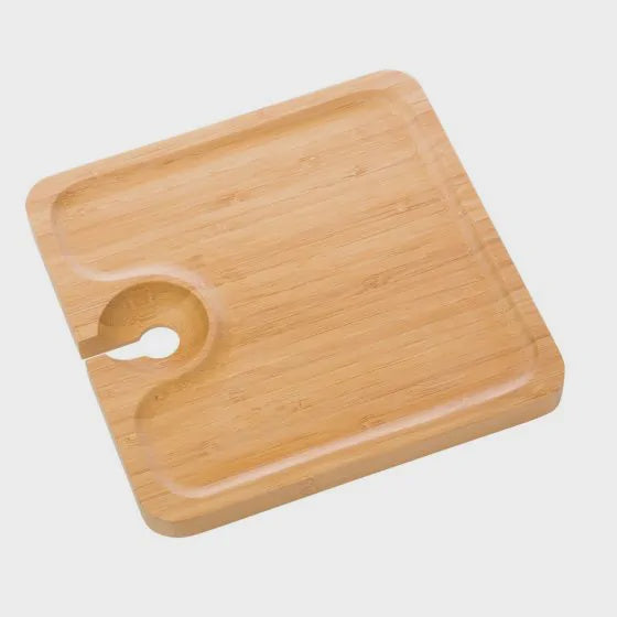 Snack Bamboo Appetizer Plate