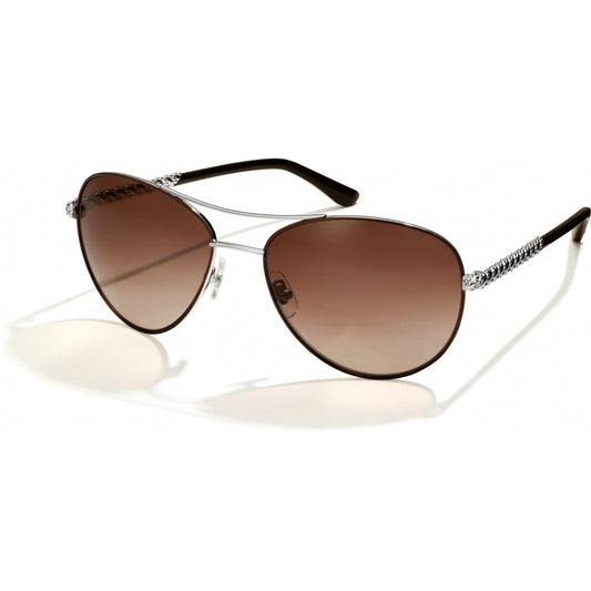 Helix Sunglasses Chocolate/Silver