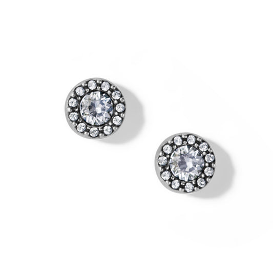 Illumina Solitaire Post Earrings Silver