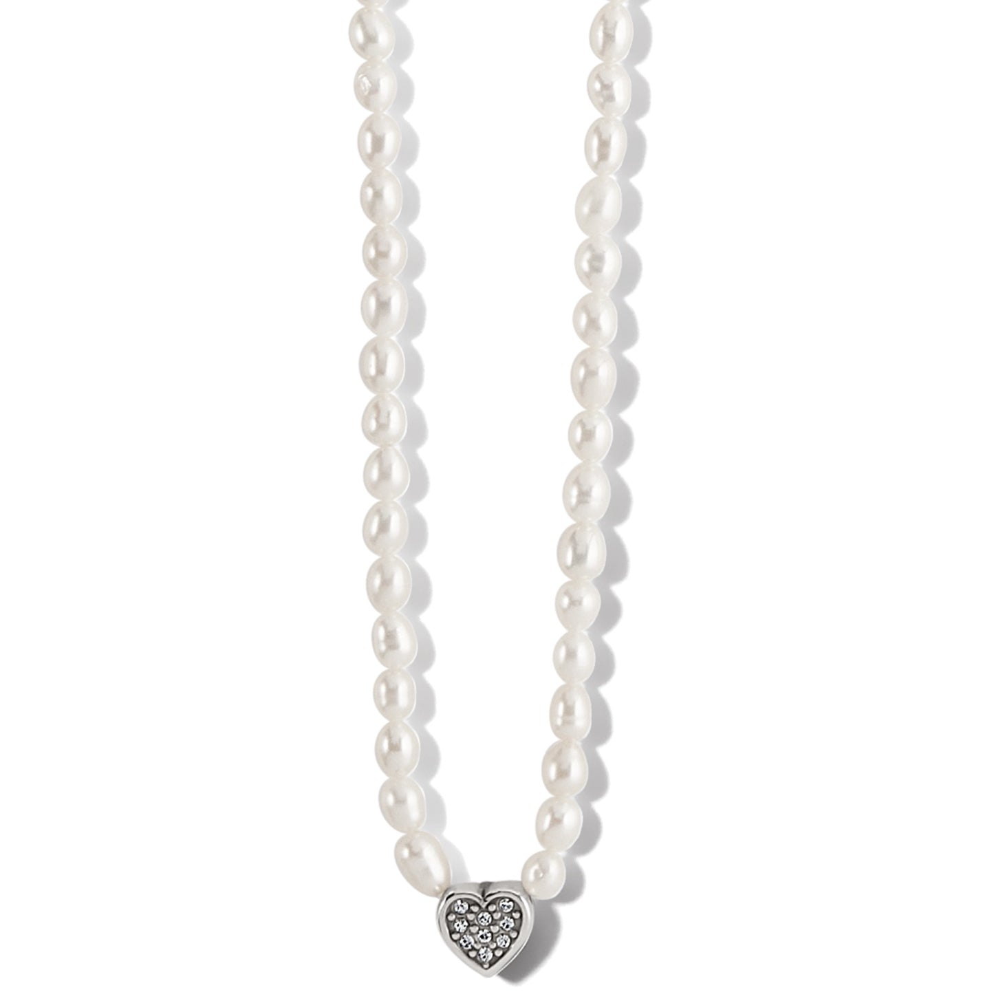 Meridian Zenith Heart Pearl Necklace