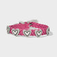 Pink Roped Heart Braid Bracelet