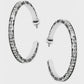 Secret Of Love Hoop Post Earrings