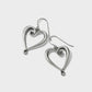 Whimsical Heart French Wire Earrings