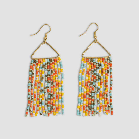Whitney Wavy Fringe Earrings Amalfi
